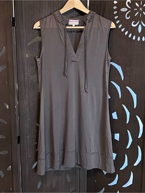 Indigenous Sleeveless Mini Dress in brown